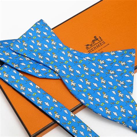 hermes bow tie for sale|hermes silk ties for men.